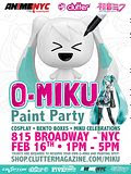 Anime NYC x Crypton x Clutter - O-Miku DIY Paint Party!!!