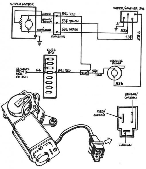 1962 Impala 2 Speed Wiper Motor Wiring Diagram | Worksheets and Wiring