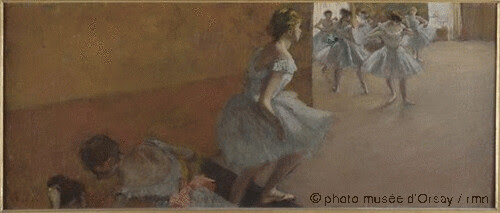 Danseuses montant un escalier, Edgar Degas, 1886- 1890