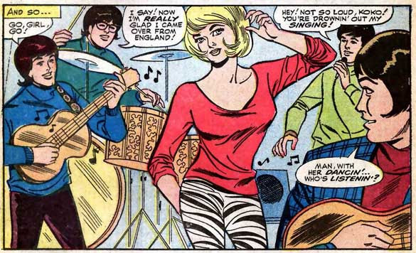 Wow, if those pants were any tighter the zebra would still be inside them! February 1966 Marvels