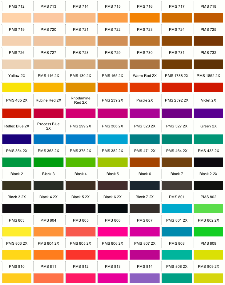Pms Color Chart Effy Moom