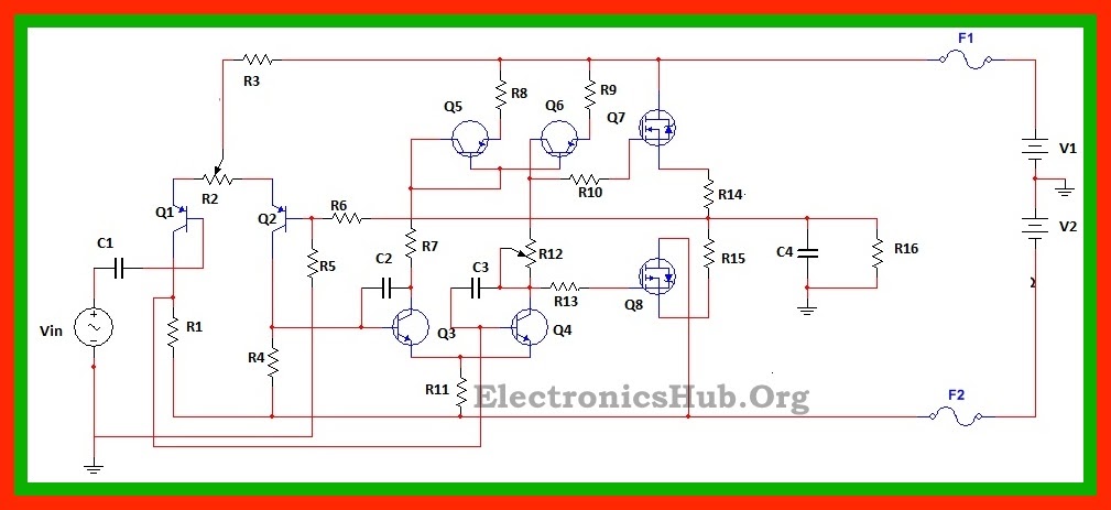 100w Mosfet Power Amplifier Circuit Diagram - Home Wiring Diagram
