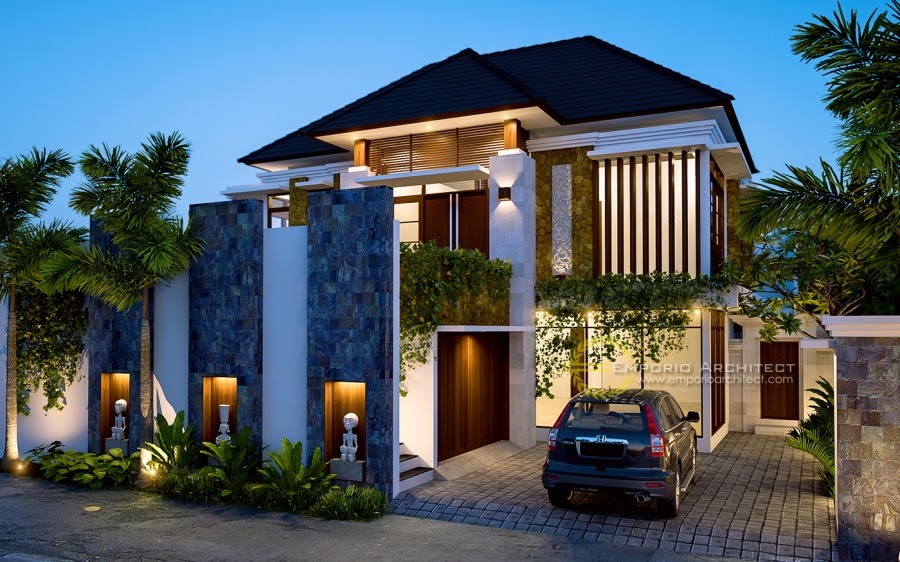Desain Rumah Bali / 20 Inspirasi Desain Rumah Bali Minimalis dan Modern