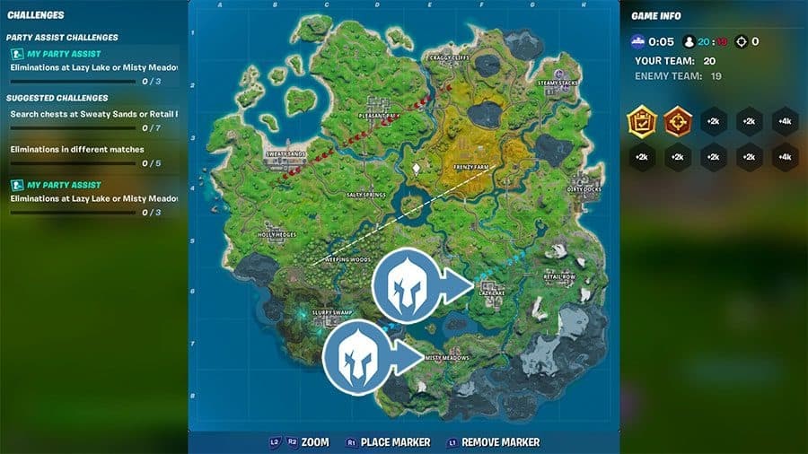 Fortnite Chapter 2 Season 1 Chest Map