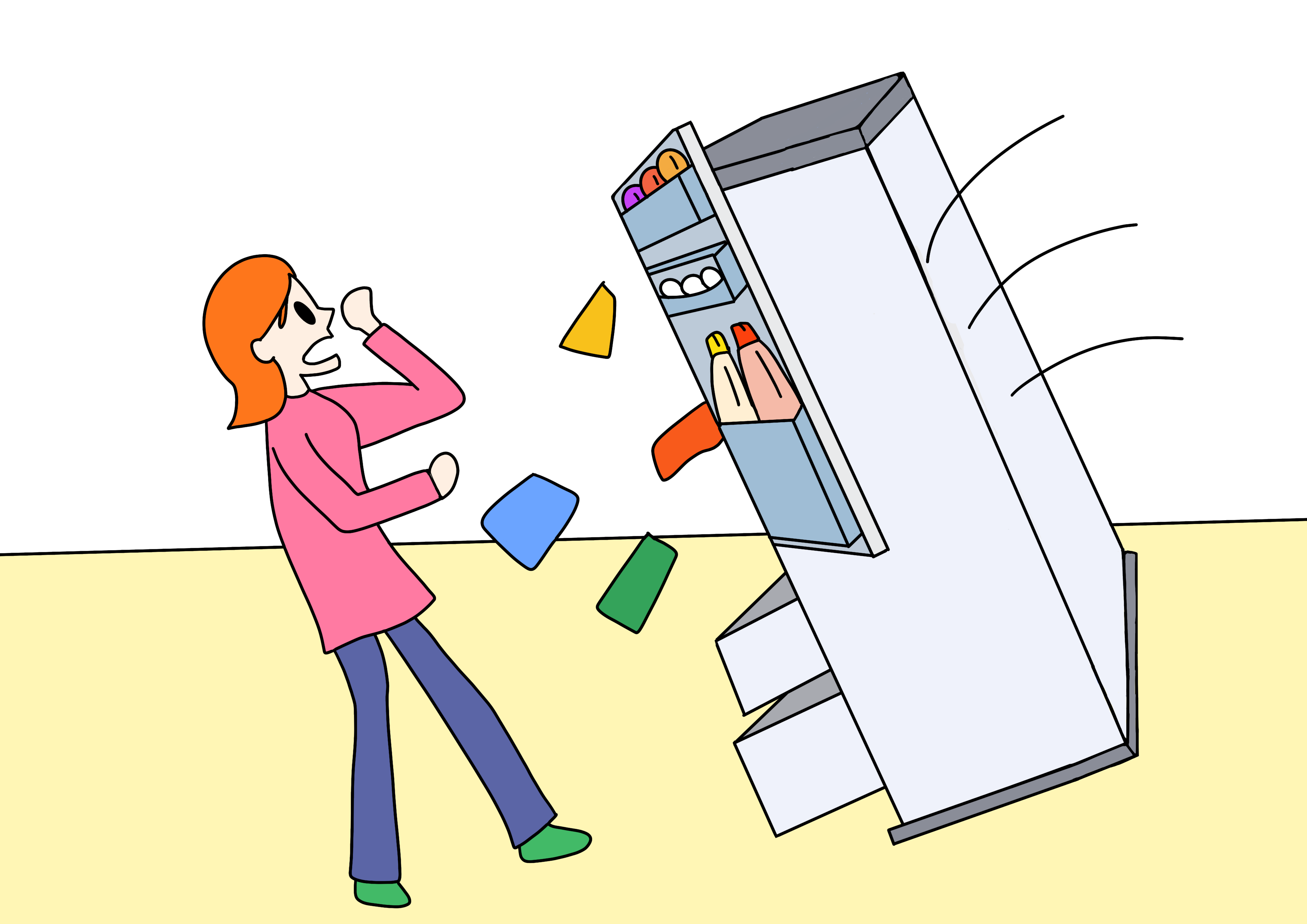 最新 倒れる イラスト 無料のイラストやかわいいテンプレート