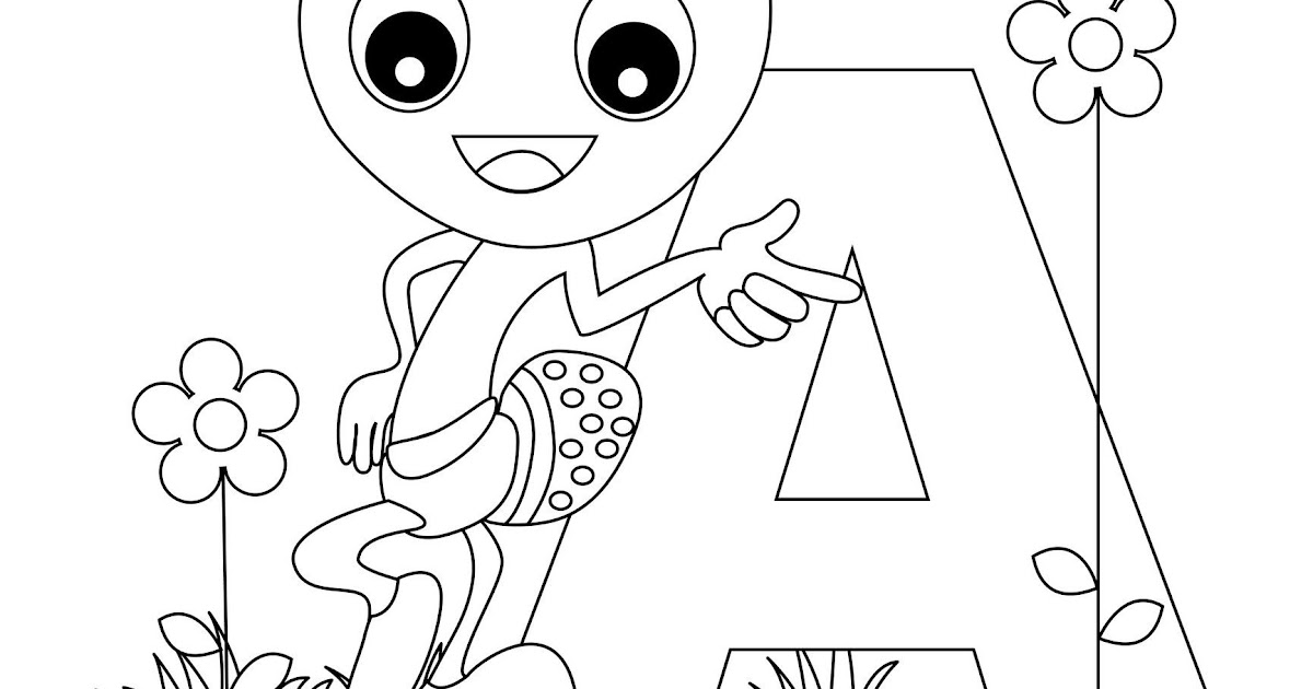 Letter K Coloring Pages For Preschoolers - Coloring Book