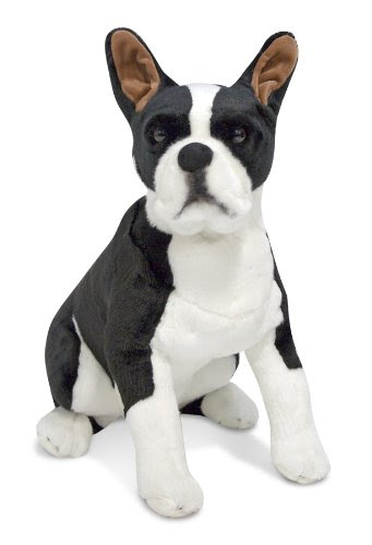 melissa & doug plush boston terrier