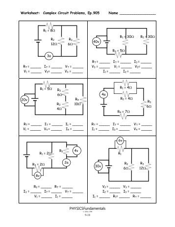 27 Types Of Circuits Worksheet Answers - Worksheet Resource Plans