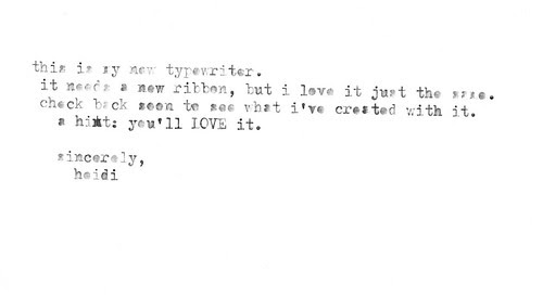 typewriter