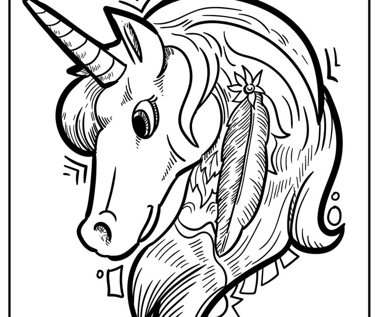 Unicorn Coloring Pages - Unicorn Coloring Pages For Kids By Giggles And