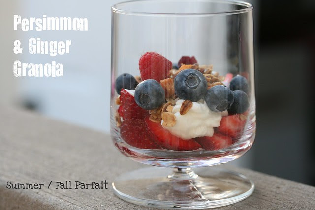Persimmon and Ginger Granola