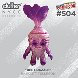 Scott Tolleson's "'Beet-Dazzled' Deadbeet" sofubi exclusively for Clutter's NYCC Booth!