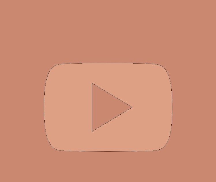 Youtube App Icon Aesthetic Beige