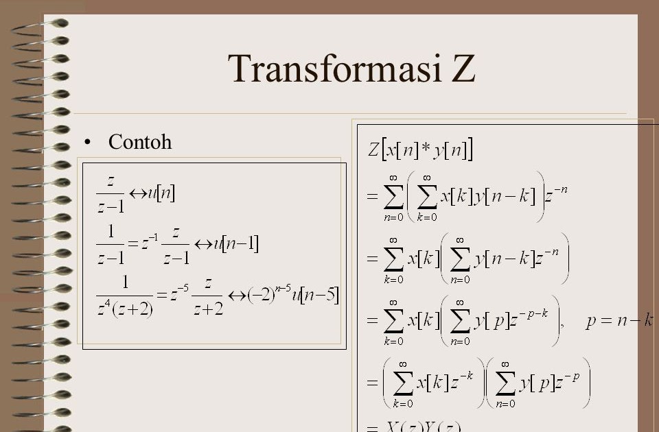 Contoh Soal Dan Contoh Pidato Lengkap Contoh Soal Transformasi Z Dan Penyelesaiannya