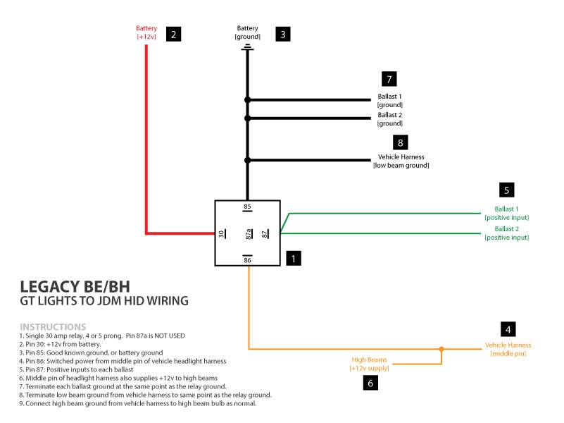 Spec D Headlight Wiring Diagram - General Wiring Diagram
