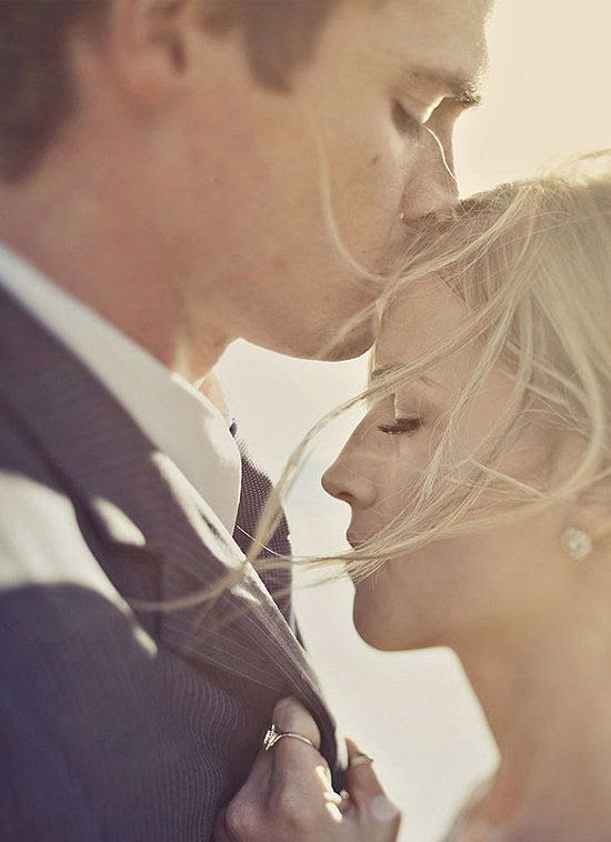 The forehead kiss and more of the most romantic bride and groom photos you can take at your wedding.