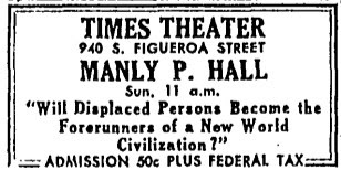 Times Theater Ad