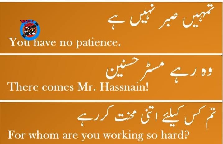 meaning of defined in urdu