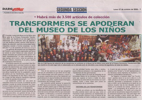 Ticobot anunciado en La Extra