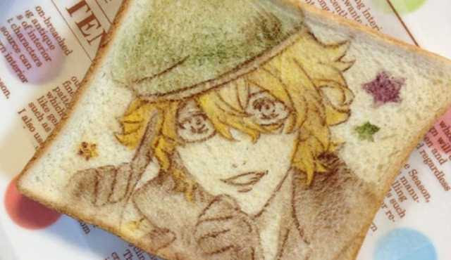 Seni Menggambar Di Roti Bakar