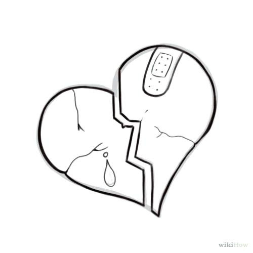 Featured image of post Sad Drawings Easy Heart - Broken heart sad drawings easy.