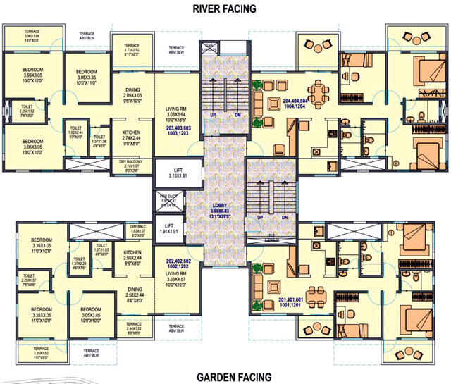 3 BHK Flats at Ishwar Parmar Group's River Residency on Dehu Alandi Road at Chikhali, PCMC, Pune 412114