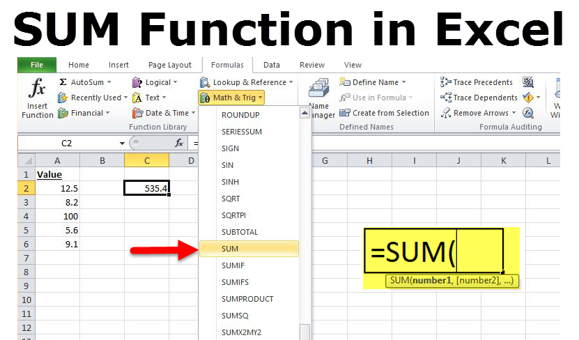 Function sum