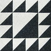 second black sawtooth square