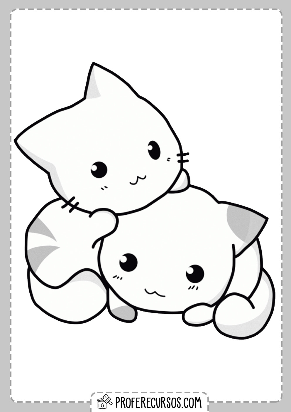 Featured image of post Dibujos Kawaii Para Colorear De Animales El fen meno de lo kawaii se present por primera vez durante la d cada de 1960 con la aparici n de juguetes en forma de animales de peluche