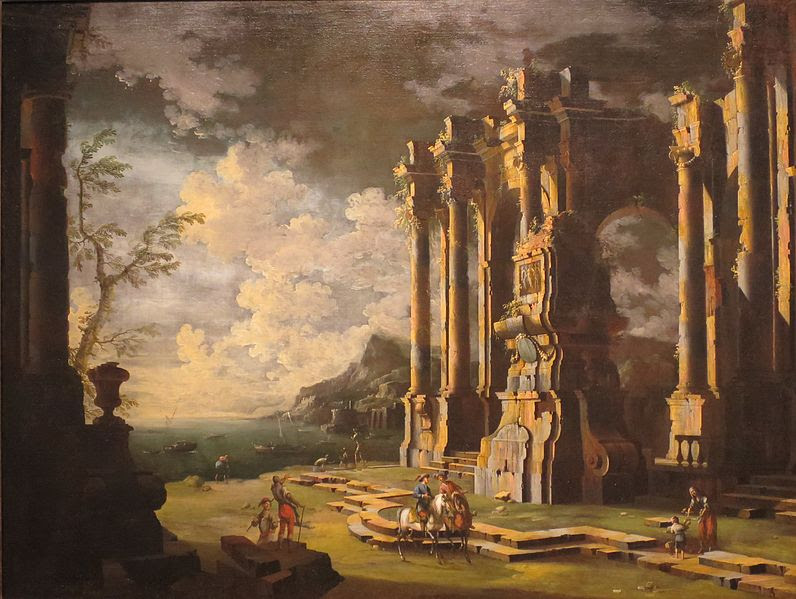 File:Leonardo Coccorante - 'Harbor Scene with Roman Ruins'.jpg
