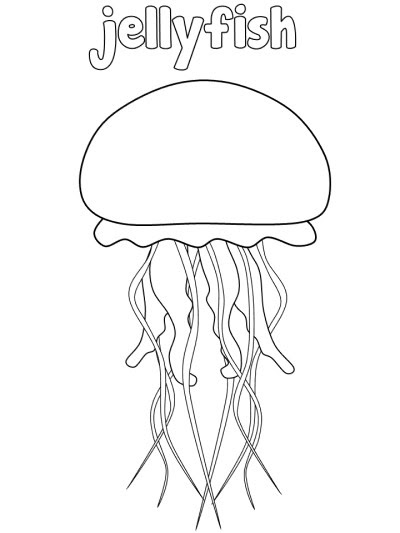 Jellyfish Coloring Pages Jellyfish Coloring Pages