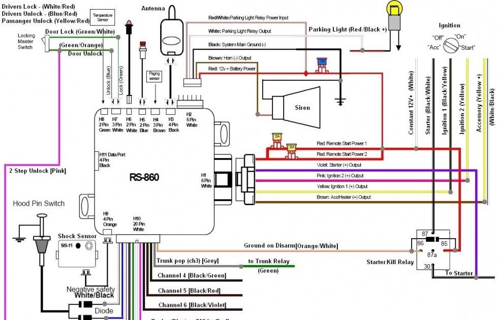 2000 Honda Civic Radio Wiring Diagram schematic and