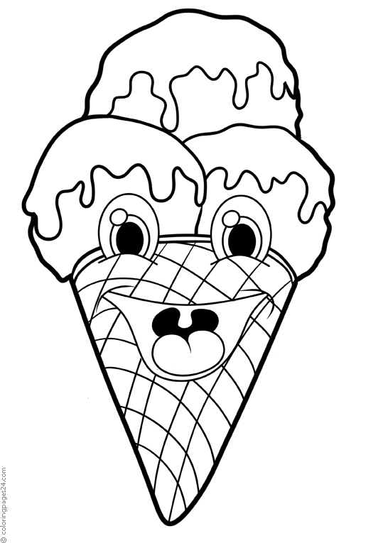 Rod The Ice Cream Man Coloring Page - 139+ SVG PNG EPS DXF File