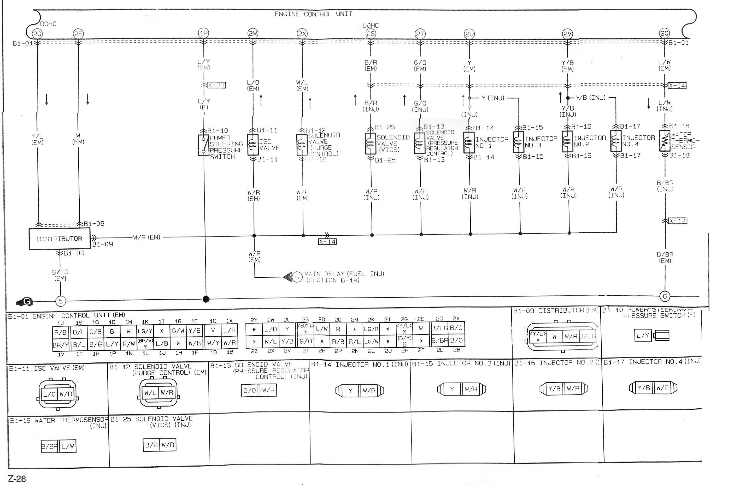 Mazda 323 1996 Wiring Diagram Engine - 88 Mazda 323 Wiring Diagram