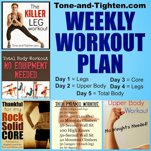 5 Days Gym Workout Plan