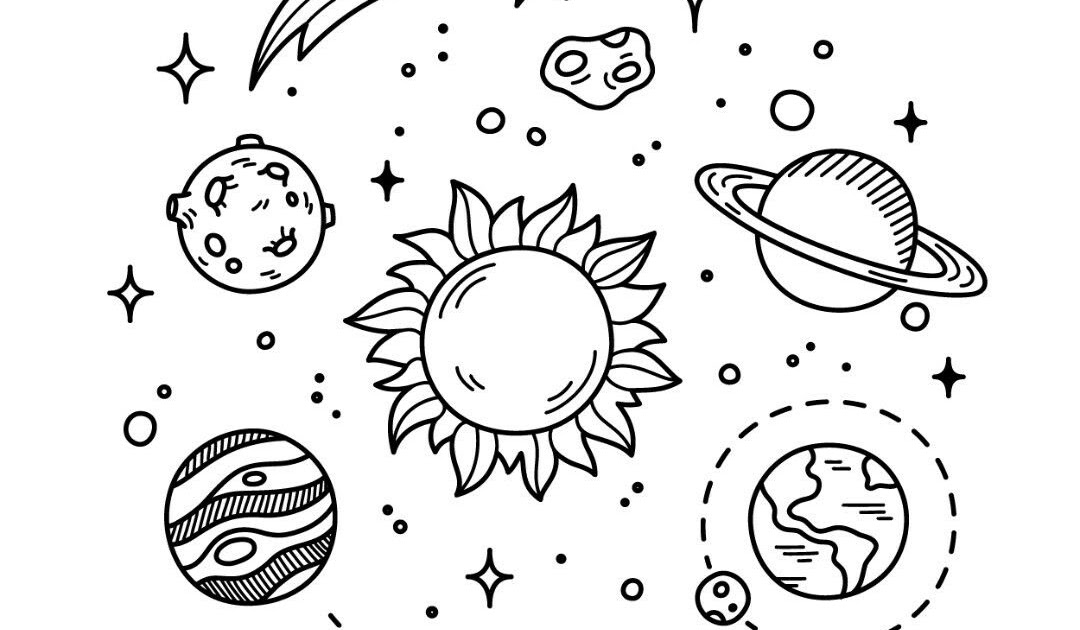 20+ Inspiration Easy Outer Space Easy Universe Drawing | Inter Venus