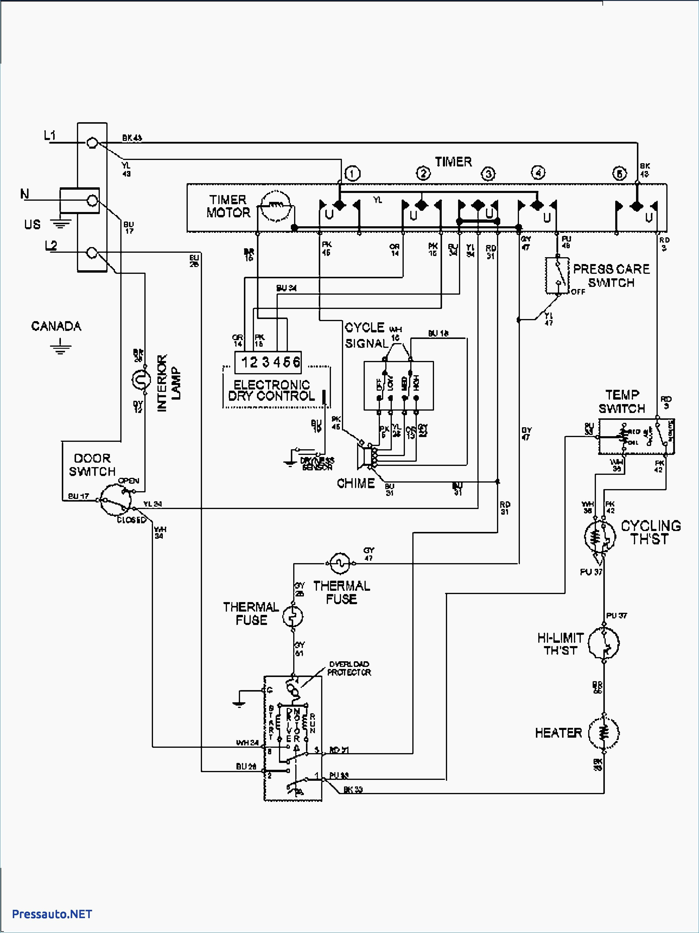Wiring Diagram: 30 Roper Dryer Wiring Diagram
