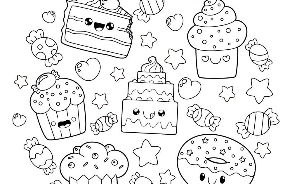 Dibujos Kawaii De Animales Tiernos Para Colorear E Imprimir