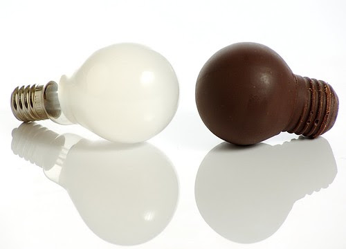 Lightbulb, in Glass and Chocolate
