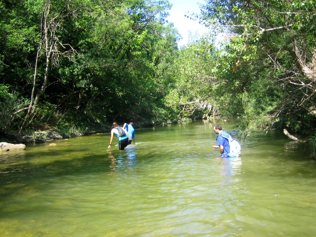 El río empieza a ser más profundo