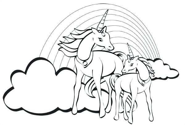 Adorable Pegasus Unicorn Coloring Pages - Leftwings
