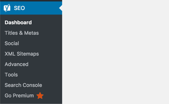 Advanced options in Yoast SEO enabled Advanced options in Yoast SEO enabled