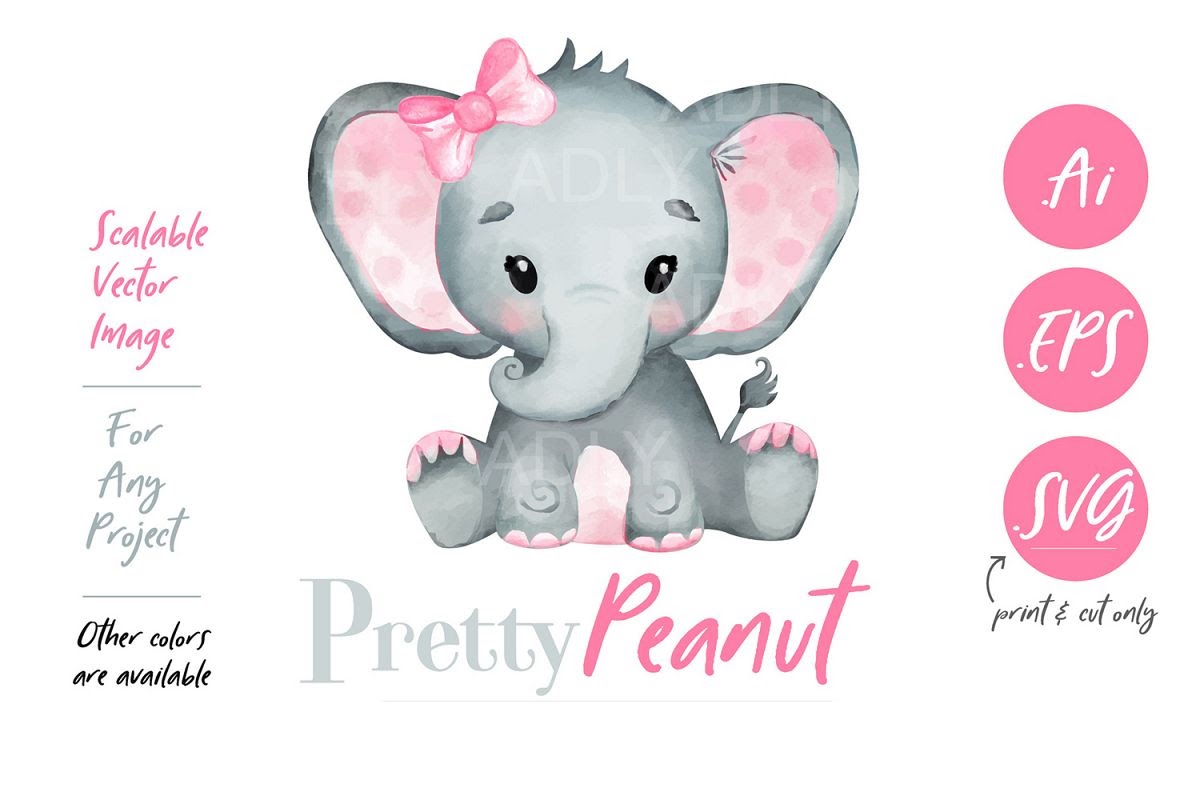 Baby Shower Svg Elephant - 341+ File for DIY T-shirt, Mug, Decoration