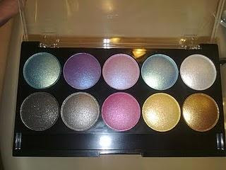Glitter Eyeshadow palette H Glitter Eyeshadow palette H
