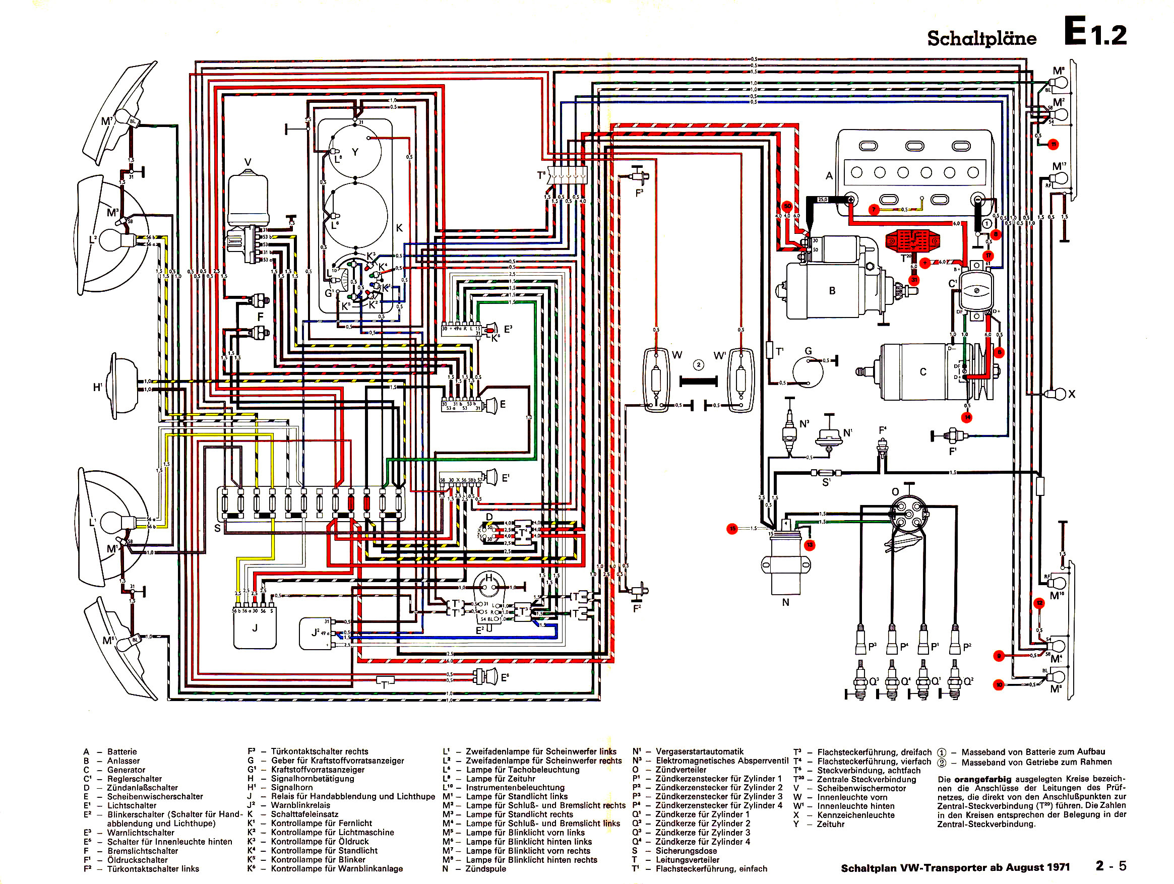 Schaltplan Batterie Lampe Schalter