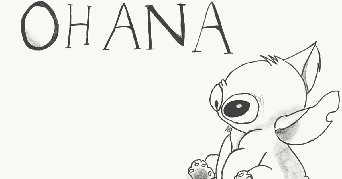 19 Ohana Means Family Coloring Pages   Printable Coloring Pages