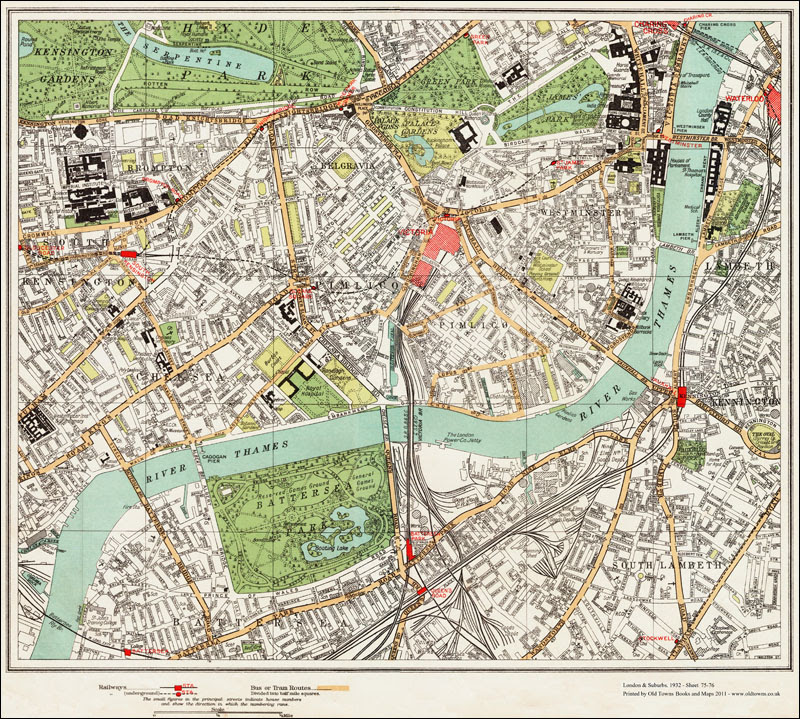 Pimlico London Map - GOOGLESAMP