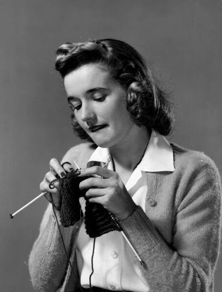 A classic case of knitter’s overbite.