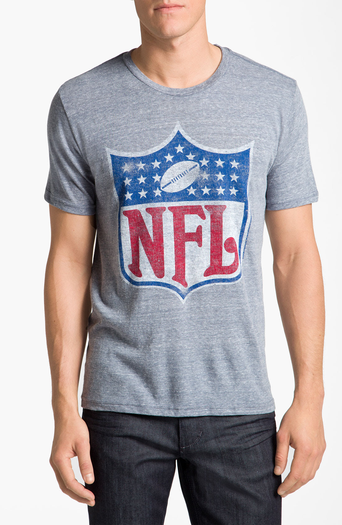Junk Food Nfl Shield Graphic Crewneck Tshirt in Blue for Men navy Lyst Junk Food Nfl Shield Graphic Crewneck Tshirt in Blue for Men navy Lyst