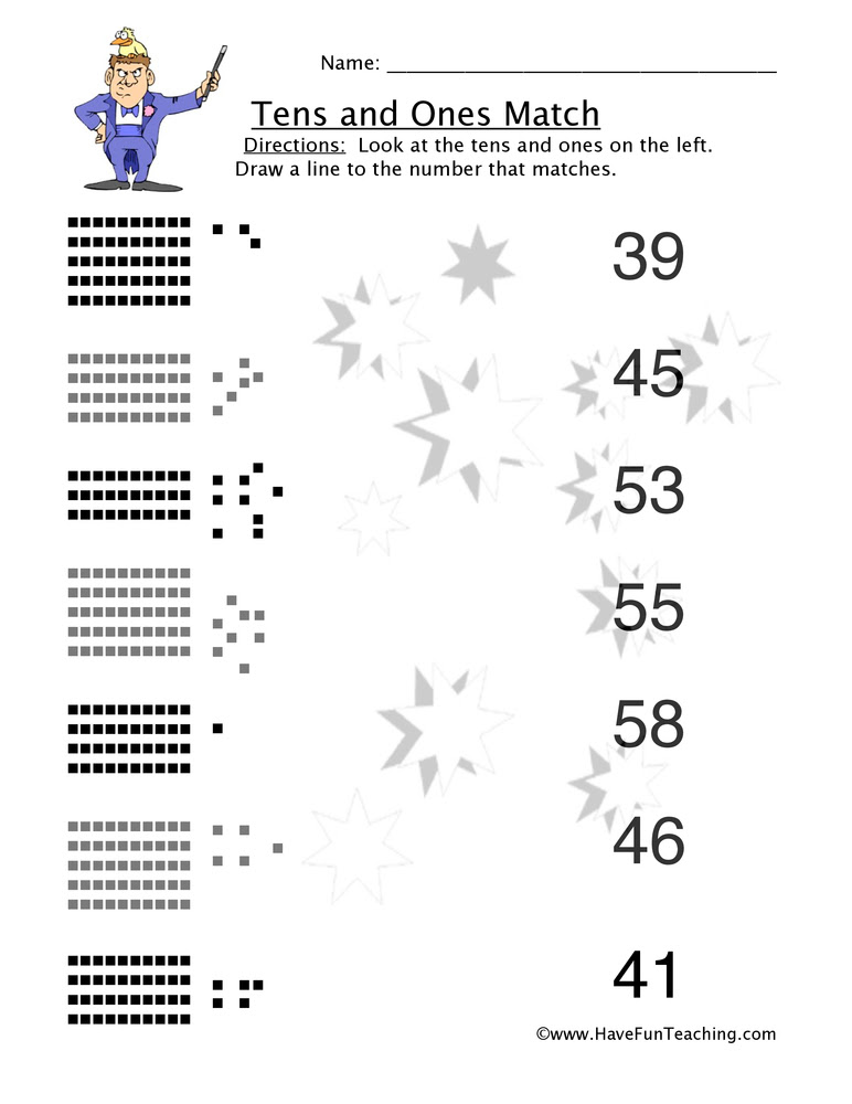 Tens And Ones Worksheet - Best Of Tens and Ones Worksheet Kindergarten